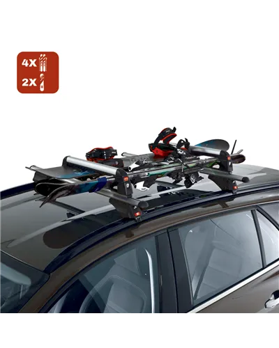 Fabbri Aluski & Board Universal 3 - Roof Bars Ski Racks