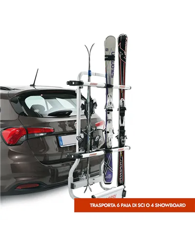 Fabbri Ski Pass Ski & Board Magnum - Towbar Ski Racks