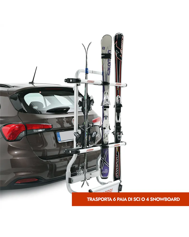 Fabbri Ski Pass Ski & Board Magnum - Towbar Ski Racks