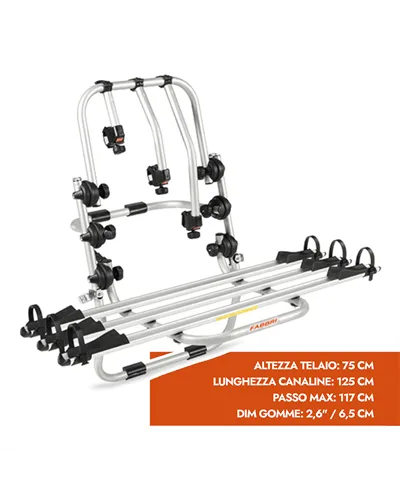 Fabbri Bici OK MTB 75 - Hatchback Bike Racks