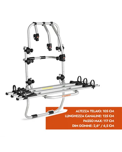 Fabbri Bici OK 3 MTB Van - Hatchback Bike Racks