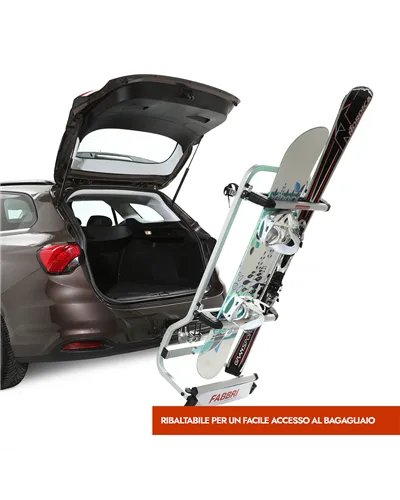 Fabbri Ski Pass Ski & Board - Towbar Ski Racks