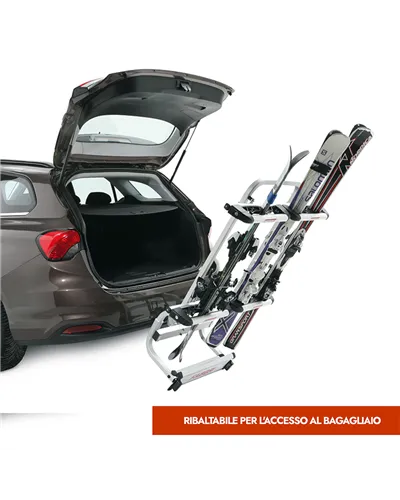 Fabbri Ski Pass Ski & Board Magnum - Towbar Ski Racks