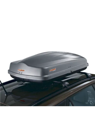 Fabbri Box Nova 340 - Grigio Lucido - Box Tetto Auto