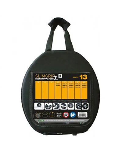 Snow Chains for Car Tyres 255/35-20 R20 Ultra Thin, 7 mm, Approved