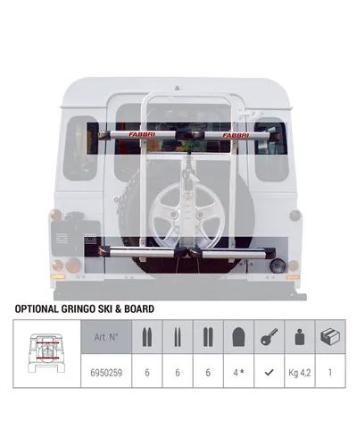 Fabbri Set Gringo Ski & Board