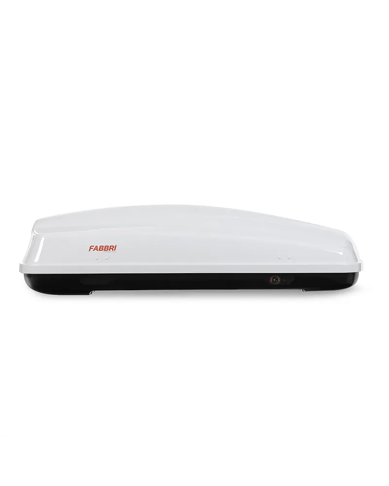Fabbri Box Nova 430 - Bianco Lucido - Box Tetto Auto