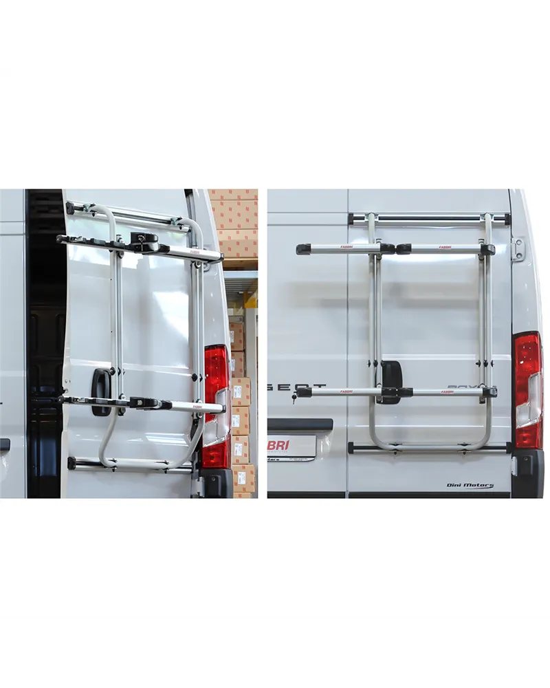 Fabbri Double-Door Van Ski Rack - Alu - Ski Racks Van
Ducato/Jumper/Boxer 2006 + - Ski Racks Van