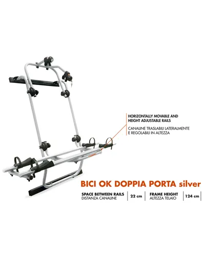 Fabbri Bici OK MTB Van/2 Crafter/Sprinter - Hatchback Bike Racks