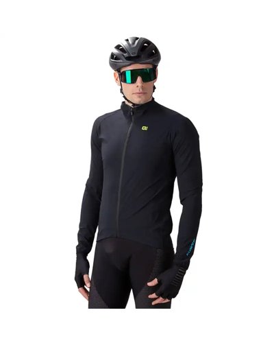 Alè Klimatik Racing Men's Waterproof Cycling Jacket, Black