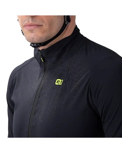 Alè Klimatik Racing Men's Waterproof Cycling Jacket, Black