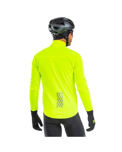 Alè Klimatik Racing Men's Waterproof Cycling Jacket, Fluo Yellow
