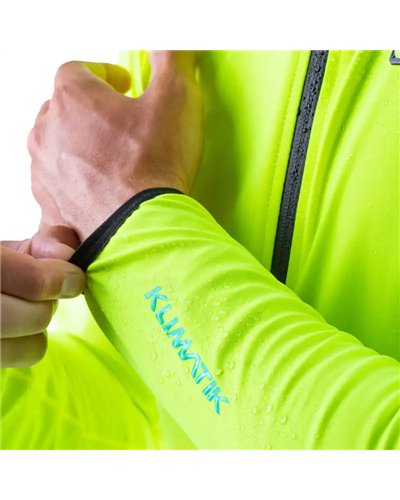 Alè Klimatik Racing Men's Waterproof Cycling Jacket, Fluo Yellow