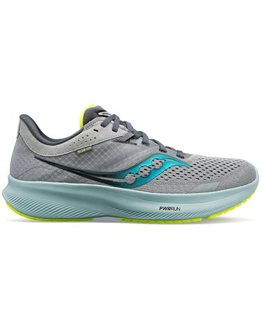 Saucony Ride 16 Men's Running Shoes, Fossil/Palm