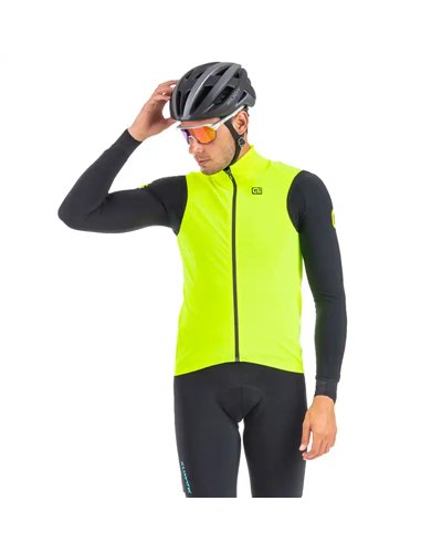 Alè Klimatik Racing Gilet Antipioggia Uomo, Giallo Fluo