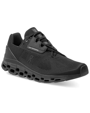 On Cloudstratus Men's Running Shoes, Black