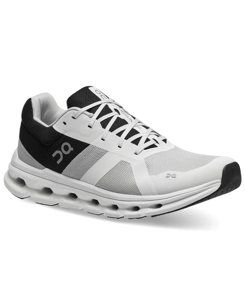 On Cloudrunner Men's Running Shoes, Glacier/Black