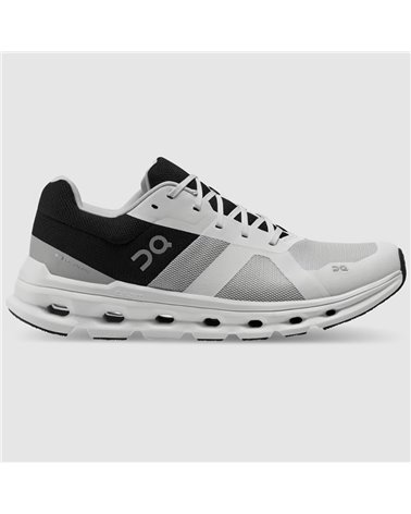 On Cloudrunner Men's Running Shoes, Glacier/Black