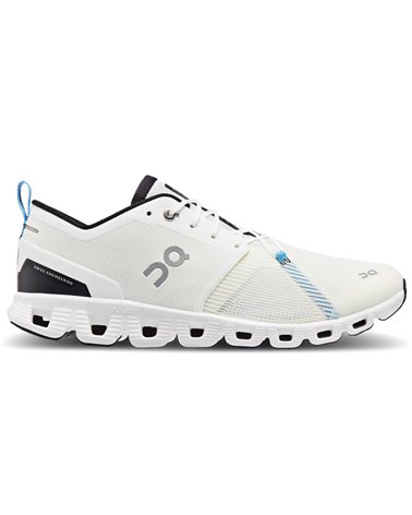 On Cloud X 3 Shift Men's Running Shoes, Undyed-White/Black