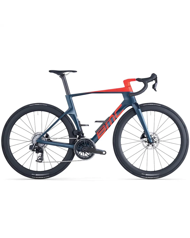BMC Teammachine R 01 Three Sram Force AXS 12v, Deep Sea/Neon Red MY26 ...