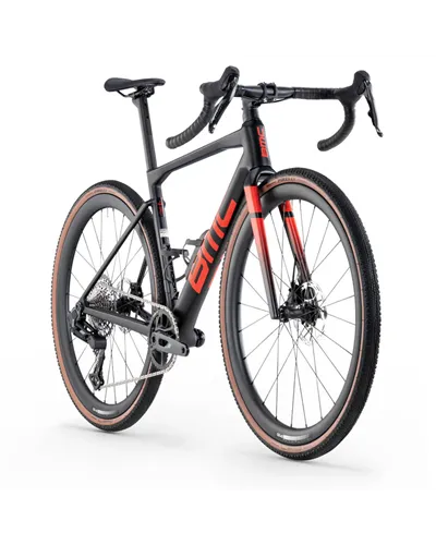 BMC Kaius 01 Four Sram Rival XPLR AXS 13v, Black/Neon Red MY26