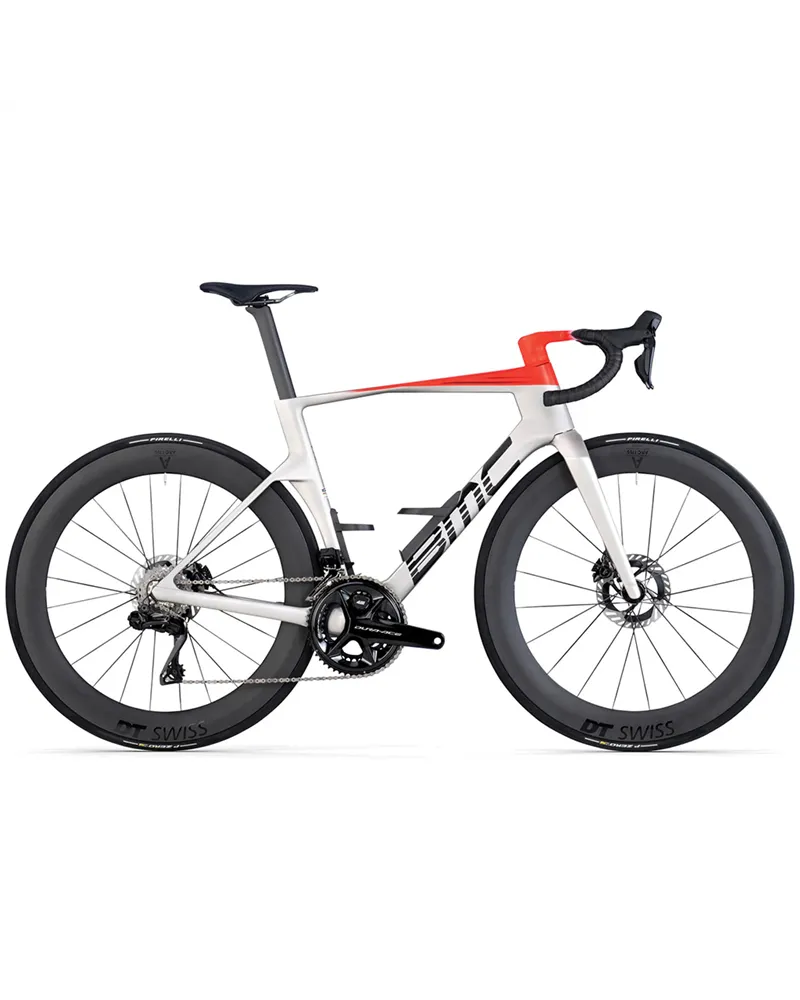 BMC Teammachine R 01 Two Shimano Dura-Ace Di2 12v, Arctic Silver/Neon ...