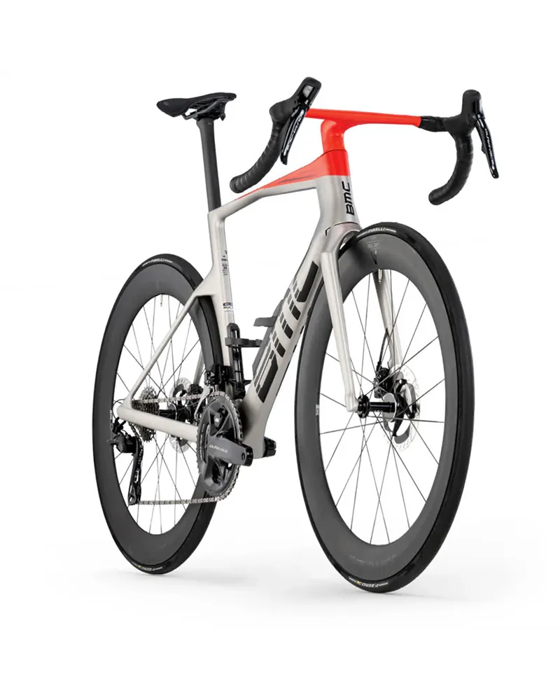 BMC Teammachine R 01 Two Shimano Dura-Ace Di2 12v, Arctic Silver/Neon ...