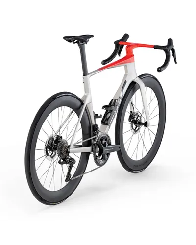 BMC Teammachine R 01 Two Shimano Dura-Ace Di2 12v, Arctic Silver/Neon Red MY26