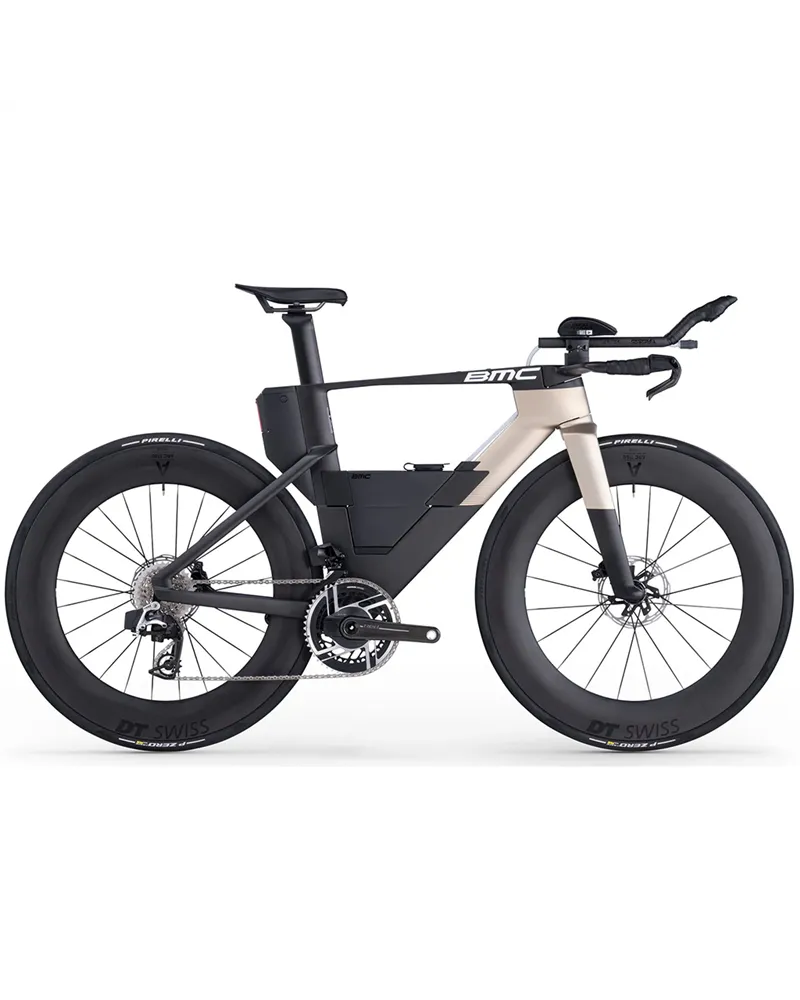 BMC Speedmachine 01 One Sram Red AXS 12sp, Carbon/Dust Gold MY26