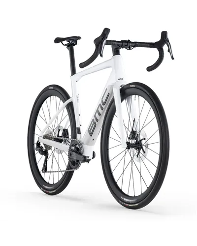 BMC Roadmachine 01 AMP One e-Bike Shimano Ultegra Di2 12sp - TQ-HPR60 360Wh, Metallic White MY26