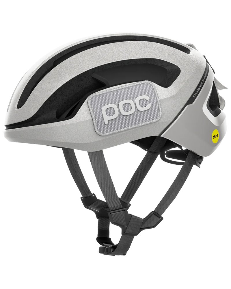 Poc Omne Ultra MIPS Road Cycling Helmet, Argentite Silver Matt