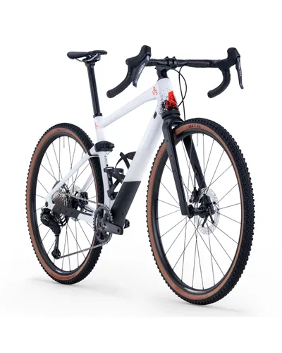 BMC URS 01 LT One Shimano GRX Di2 12v, Metallic White/Black MY26
