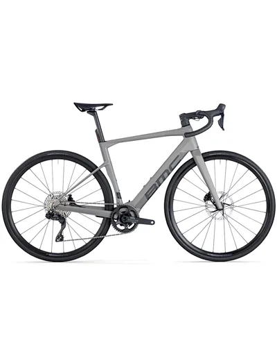 BMC Roadmachine 01 AMP Two e-Bike Shimano 105 Di2 12sp - TQ-HPR60 360Wh, Rhino Grey MY26