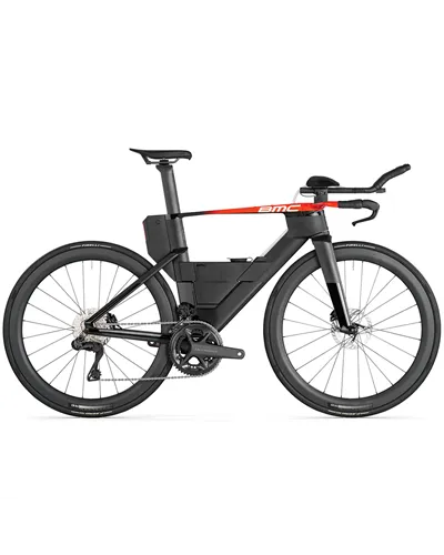 BMC Speedmachine 01 Three Shimano Ultegra Di2 12v, Carbon/Neon Red MY26