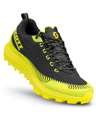 Scott Supertrac Ultra RC Men's Trail Running Shoes, Black/Yellow