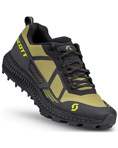 Scott Supertrac 3 Men's Trail Running Shoes, Mud Green/Black