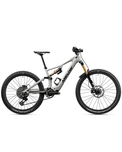 Amflow PX Carbon Pro Mullet 27.5/29 Sram Eagle X0 Eagle 12v Avinox M2S - 700Wh e-Bike, Grigio Moonstone