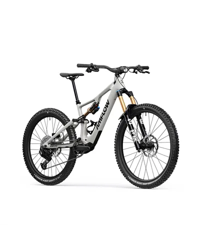 Amflow PX Carbon Pro Mullet 27.5/29 Sram Eagle X0 Eagle 12v Avinox M2S - 700Wh e-Bike, Grigio Moonstone
