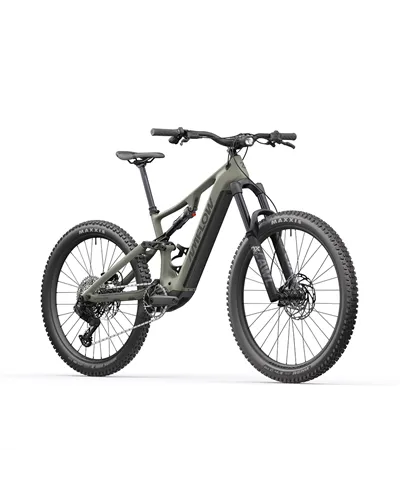 Amflow PR Carbon Mullet 27.5/29 Sram S1000 Eagle 12v Avinox M2 - 800Wh e-Bike, Verde Muschio