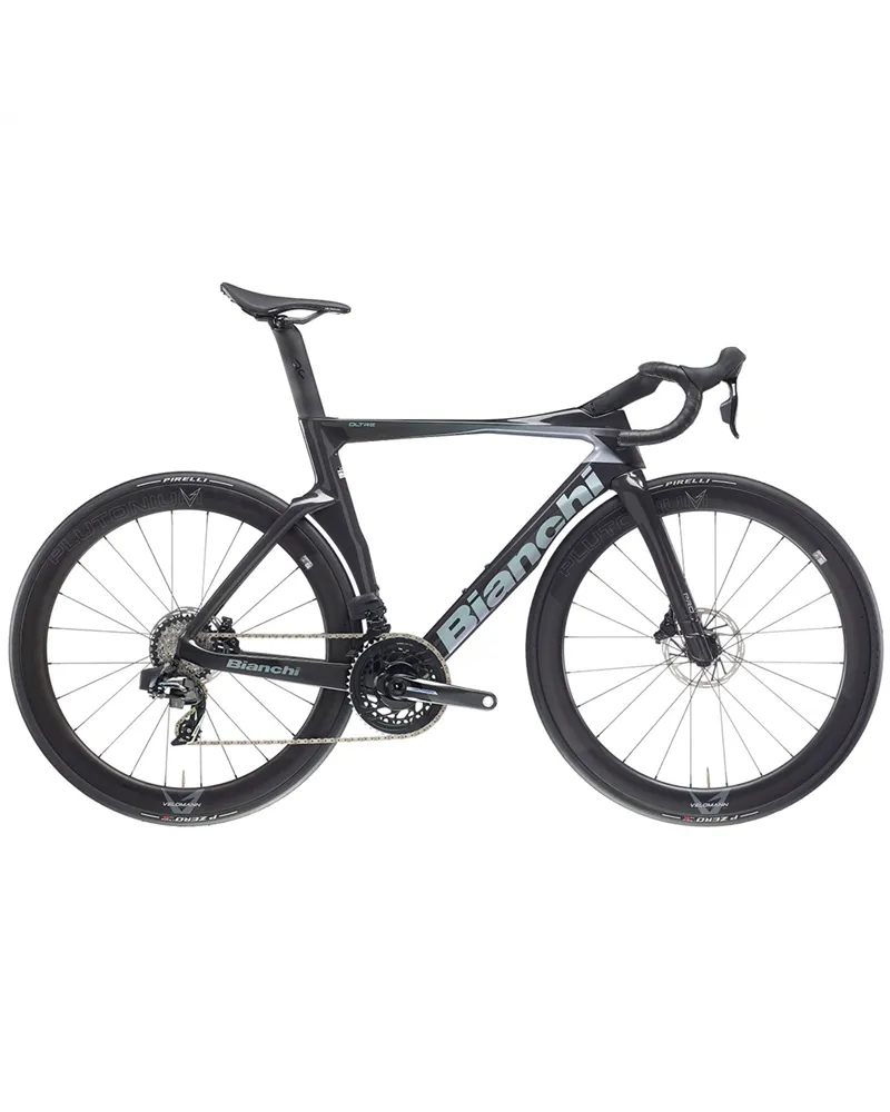 Bianchi Oltre Pro Sram Force AXS E1 12v Powermeter, ZF CK Metallic/Graphite Matt MY26
