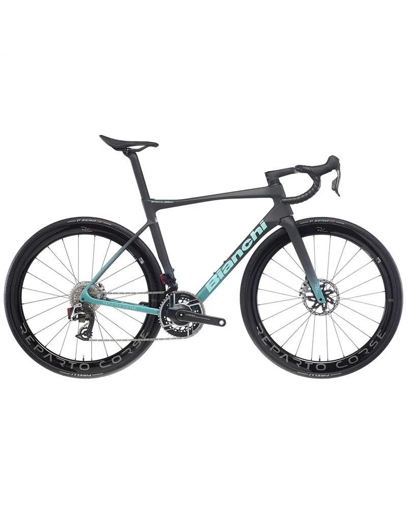 Bianchi Specialissima RC Sram Red eTap AXS 12sp Powermeter, B1 Carbon UD/CK16 Marble/CK16 Glossy MY25