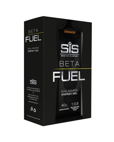 SIS Beta Fuel Gel Energetico Gusto Arancia, Box 6 pz da 60ml