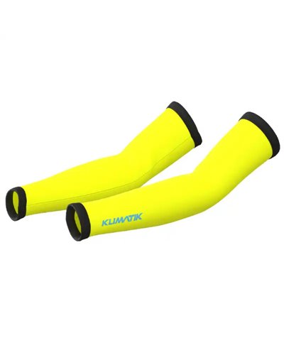 Alè K-Atmo Klimatik Manicotti Ciclismo, Giallo Fluo