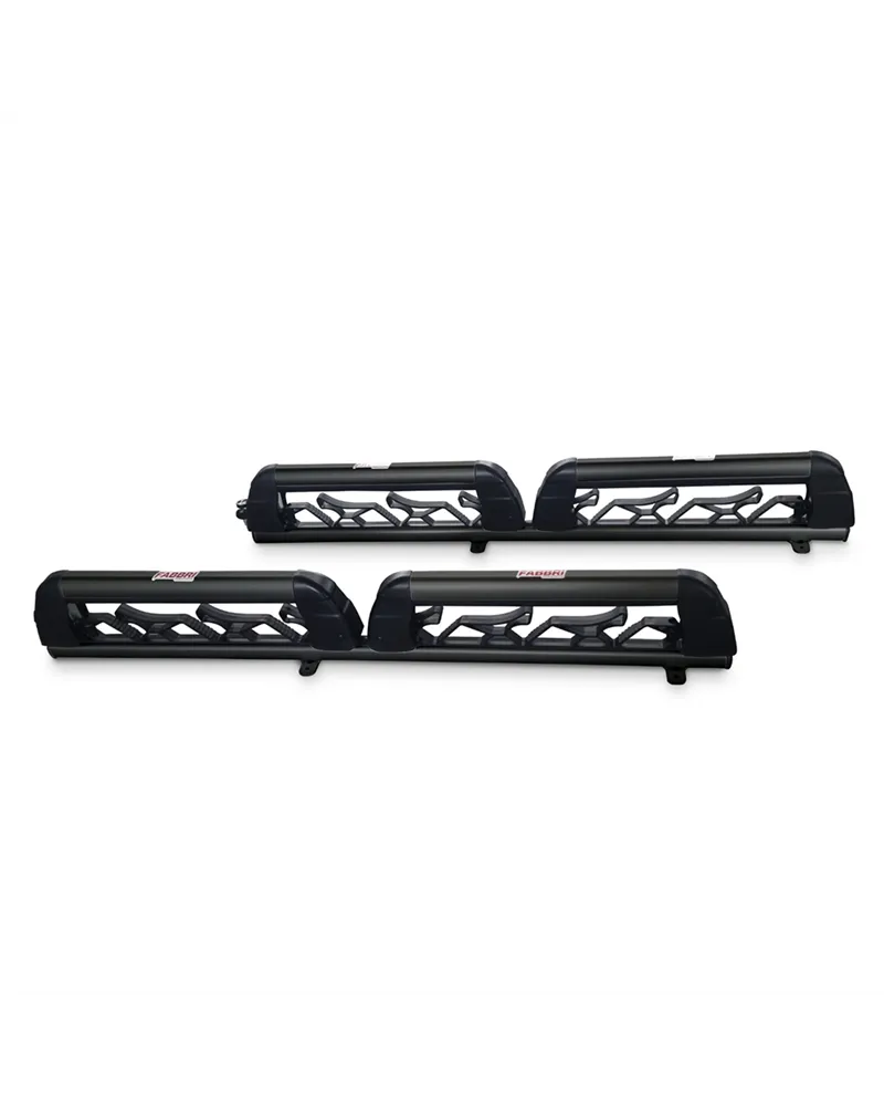 Fabbri Kit Trasformazione Portasci per Portabici Doppia Porta/Nero