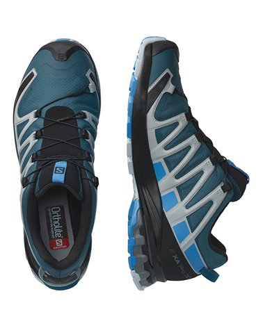 Salomon XA Pro 3D V8 GTX Gore-Tex Men's Trail Running Shoes, Legion Blue/Blithe/Pearl Blue