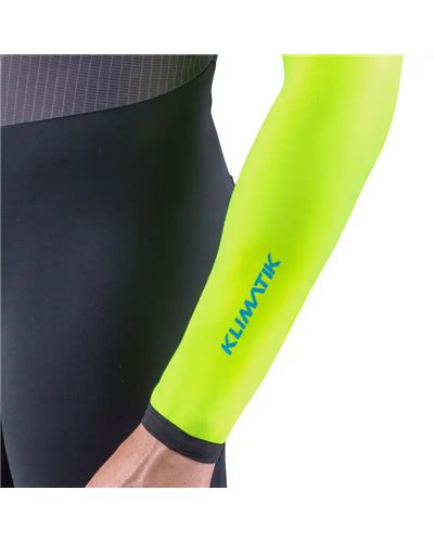 Alè K-Atmo Klimatik Manicotti Ciclismo, Giallo Fluo