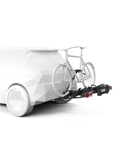 Thule VeloSpace XT 2 938 13 Pin Plug Towbar Bike Rack, Black (2 Bikes)