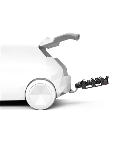 Thule VeloSpace XT 2 938 13 Pin Plug Towbar Bike Rack, Black (2 Bikes)