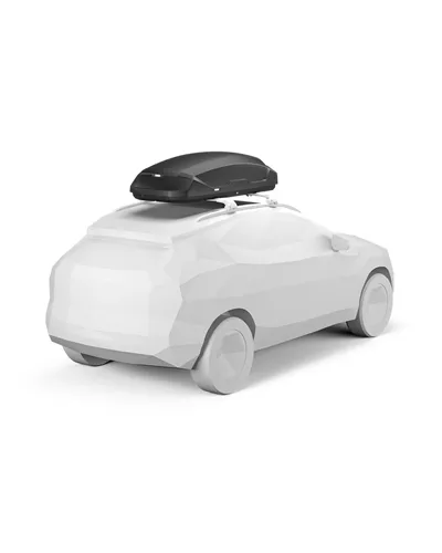 Thule Force XT Alpine Roof-Mounted Cargo Box 420 Liters Dual-Side, Black Matte