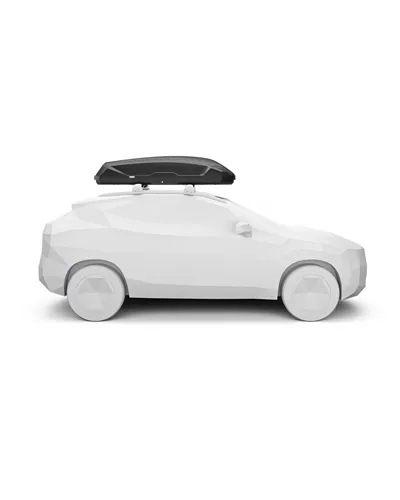 Thule Force XT Alpine Roof-Mounted Cargo Box 420 Liters Dual-Side, Black Matte